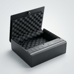 OXALIX VAULT ST1 Fingerprint Safe | Biometric Password Key Digital Security Box | Steel Anti-Theft Jewelry Cash