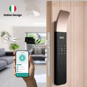 Oxalix OXALIX VISION PRO Smart Door Lock | Face ID Fingerprint RFID PIN Tuya | Visual Intercom Slim 15mm Anti-Theft - view 1